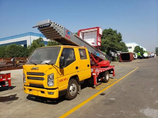 洪梅镇附近云梯车出租 砂石搬运